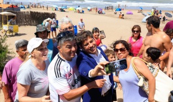 AXEL KICILLOF Y BARRERA VISITARON EL PARADOR RECREO